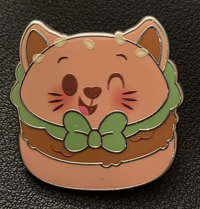 Disney Munchlings Pin, Thomas O’Malley Burger Pin. Aristocats