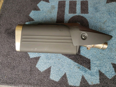 2024-2025 KAWASAKI ZX6R STOCK EXHAUST MUFFLER LESS THEN 150 MILES ON IT!