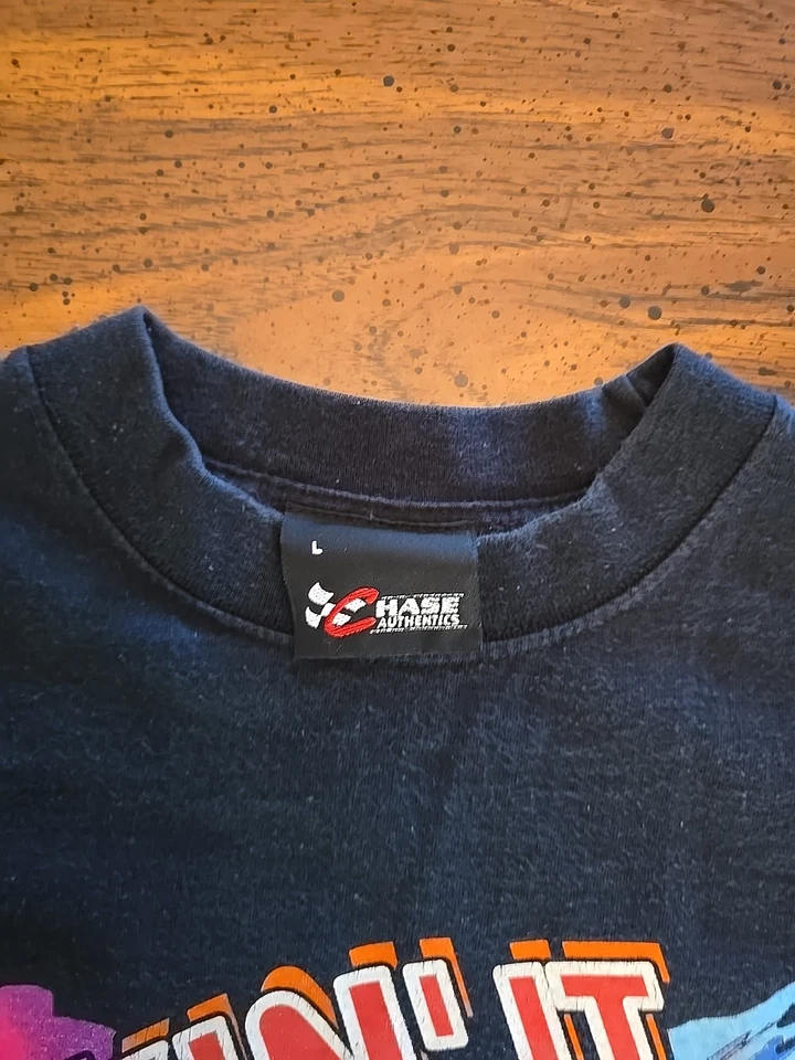 Vintage Dale Earnhardt Peter Max Takin it to the Max Black T Shirt Large Chase - Image 3 of 4