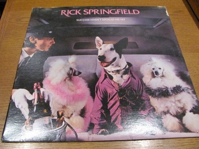 Rick Springfield Success Hasn't Spoiled Me Yet - 1982 LP - RCA AFL1-4125