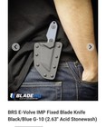 BRS (blade RunnerS Series) E-Volve IMP Fixed Blade 2.63” Acid Stonewashed  — photo 4