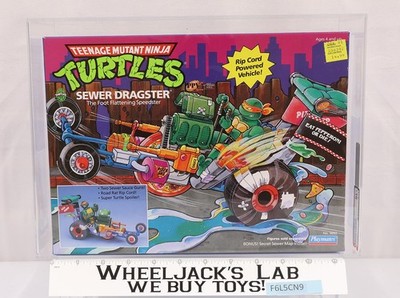 Sewer Dragster AFA HIGHEST GRADED 85+ TMNT 1990 Playmates NEW SEALED