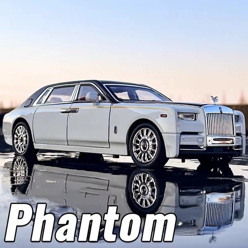 1:18 ROLLS-ROYCE Phantom Car Diecast Alloy Metal Model Collection Kids Gift NEW - Picture 4 of 11