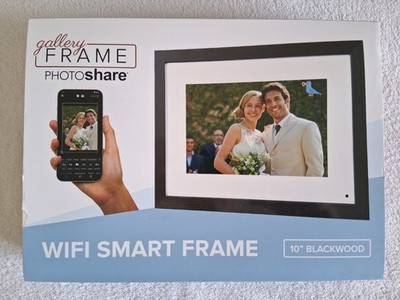 Simply Smart Home Gallery Frame PhotoShare 10'' WiFi Smart Frame FGL10BW Black