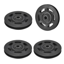 96mm Bearing Pulley Wheel Accessories Repair Cable Fitness Equipment , 4Pcs