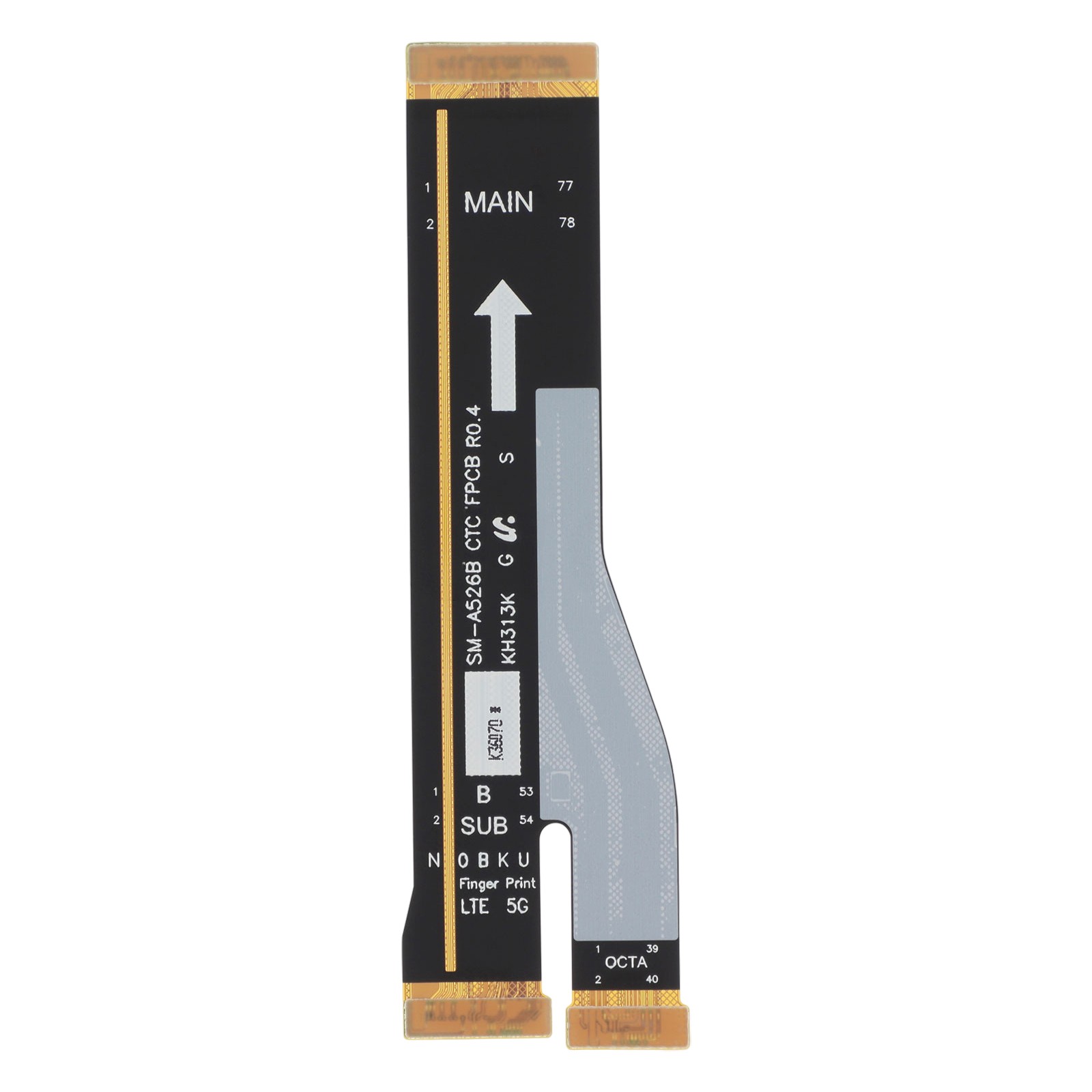Nappe de connexion Galaxy A52 nappe principale intercarte liaison