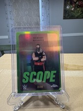 2026 Topps Chrome WWE Scope Shinsuke Nakamura Green Refractor /99 #SCO-9
