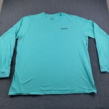 Patagonia Shirt Mens 2XL Blue Long Sleeve 100...
