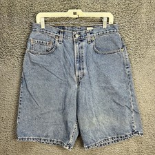 Vtg Levis 560 Shorts/Jorts Mens 33 Denim Loose Fit Baggy Y2K 10  Ins. Retro 90s