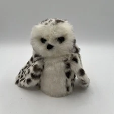 Folkmanis Little Snowy Owl 7" Plush Hand Puppet
