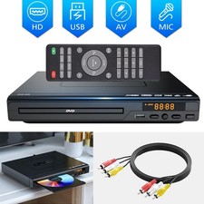 Region-Free Home DVD Player for Smart TV CD, DVD, VCD Player AV USB Port Remote