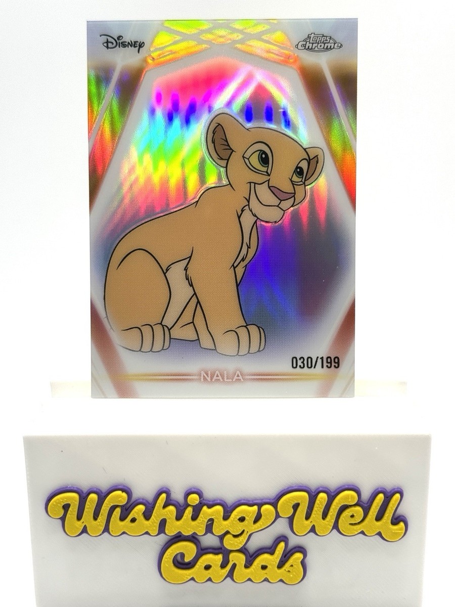 2026 Topps Disney Neon Nala /199 Chrome Neon Etch Refractor #CNE