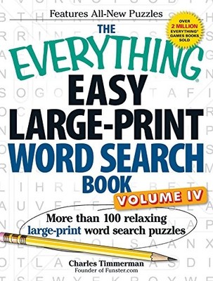 The Everything Easy Large-Print Wor..., Timmerman, Char