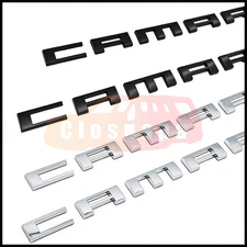 Pair Side Fender Door Emblem For Camaro 2010-2015 Letter Passenger Driver Badges