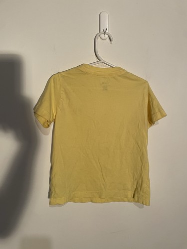 Polo Ralph Lauren Kid Boys T Shirt Yellow Cotton Top Short Sleeve Tee Size 3t - Picture 4 of 4
