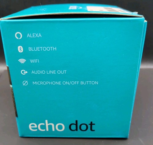 Amazon Echo Dot 3rd Generation Smart Speaker Charcoal Far Field Voice Control  - Picture 4 of 6