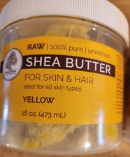 Madina Raw African SHEA BUTTER Unrefined Organic for Skin/ Hair 16oz Fr Ghana