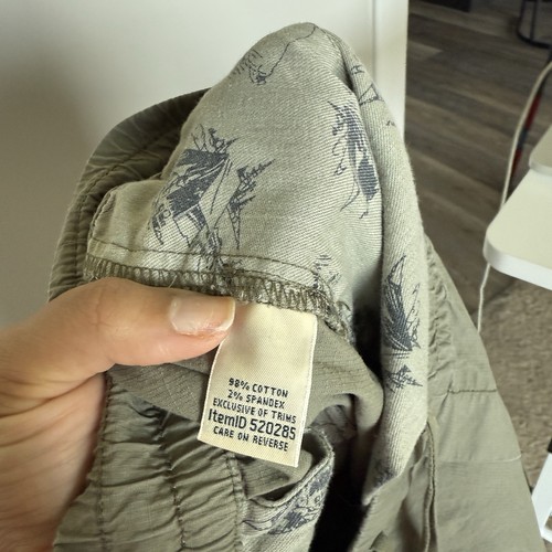 L.L. Bean Pants Women 2X Plus Green Cotton Blend Hiking Outdoor Camp #520285 - Picture 5 of 7