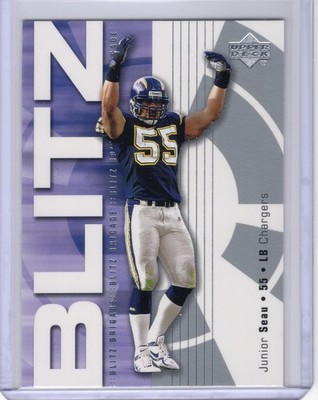 2002 Upper Deck #BB-8 Junior Seau Blitz Brigade