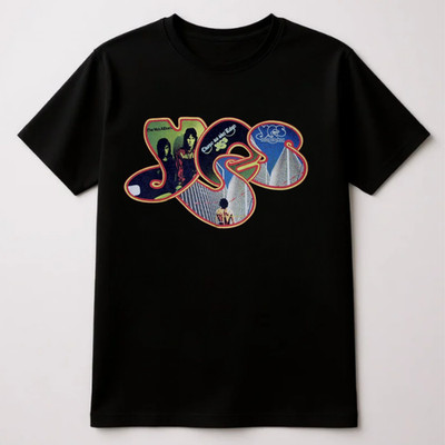 Yes Albums Logo T Shirt Full Size S-5XL Unisex