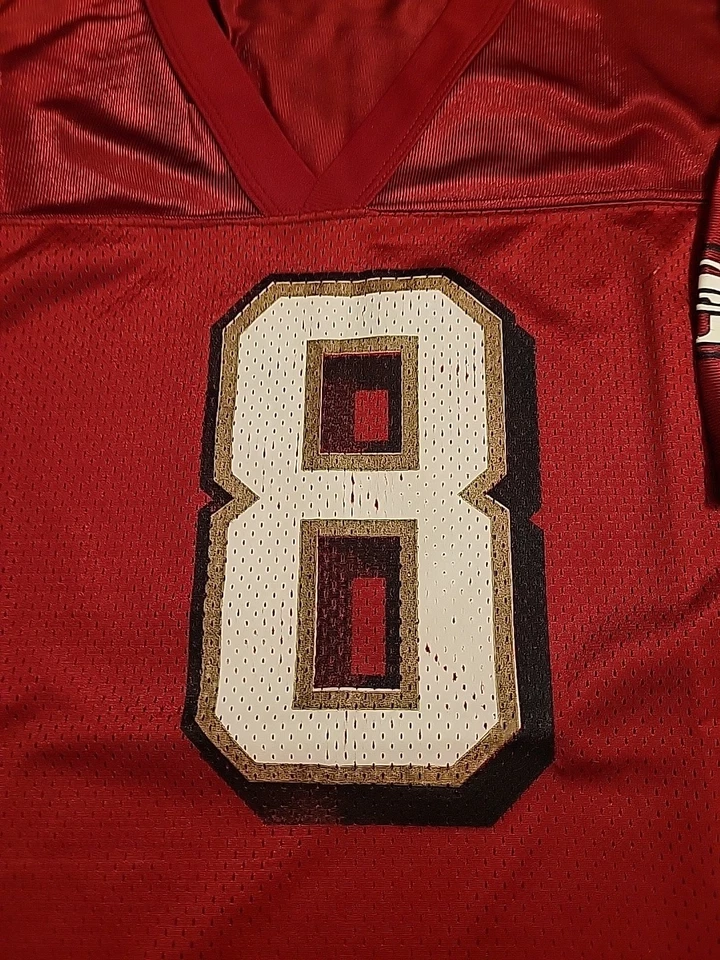 史蒂夫·杨 旧金山 49 人队 NFL 足球球衣 青少年 大号 14-16 男孩 孩子  — 第 3/4 张图片