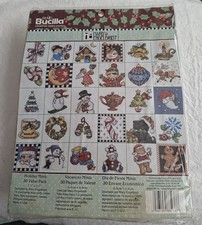 Plaid BUCILLA Holiday Minis Counted Cross Stitch Christmas Kit