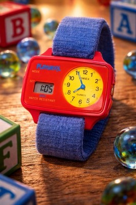    ULTRA-RARE VINTAGE PLAYSKOOL TIMEX TEACH ME WATCH DISCOVERY    Works