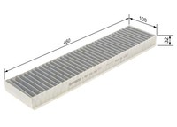 Bosch 1 987 432 382 Filter, Innenraumluft For Mini
