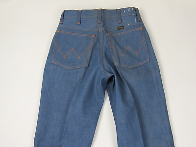 NOS Vtg 1970s Wrangler Wrancher Jeans Light Blue Denim 25 x NOS Vtg 1970s Wrangler Wrancher Jeans Light Blue Denim 25 x
