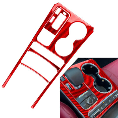 Schalttafel Wasserbecherhalter Abdeckung Verkleidung für Kia Stinger 2018-23 Rot
