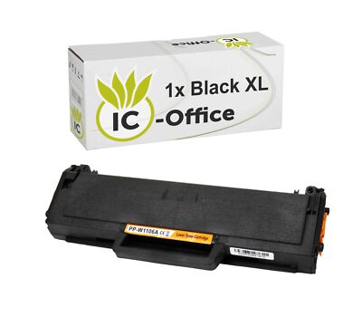 XL Toner Black BK für HP106A W1106A Laser MFP 135 wg ag 137 fw fnw 138 fw fnw