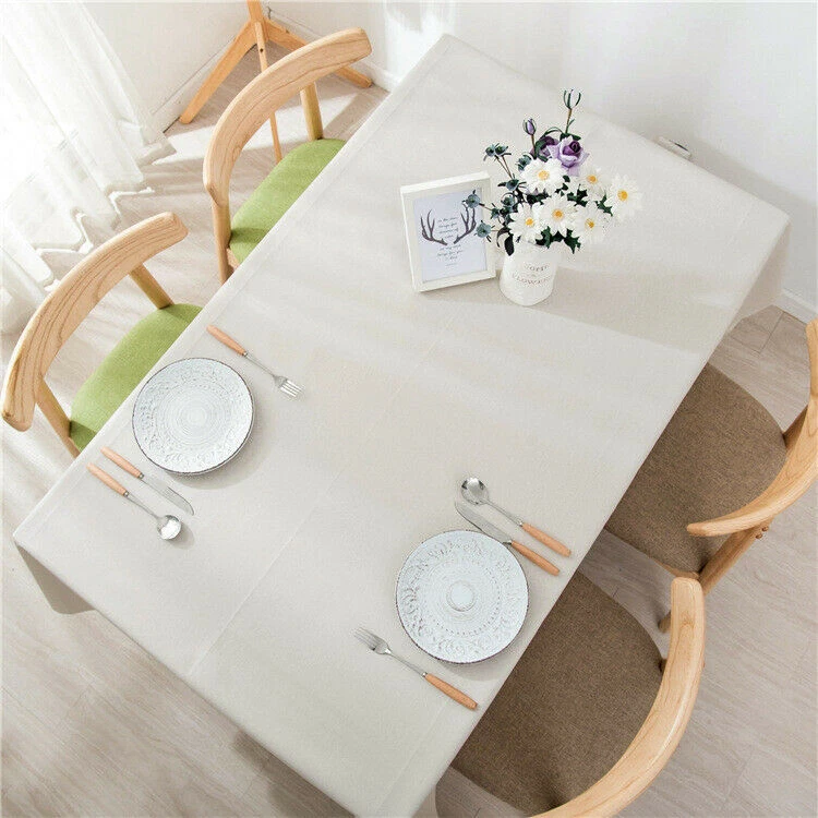 Modern Printed Tablecloth Square Rectangle Dinner Table Table Decor Cloth Covers - Image 4 of 4