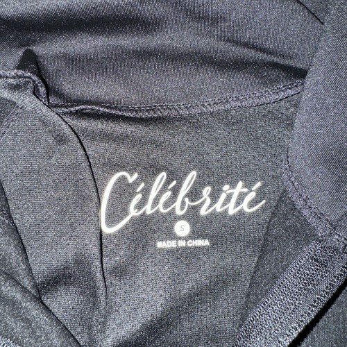 Celebrite Yoga Jacket Small Womens Black Full Zip NWT - Picture 5 of 9