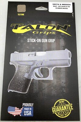 Talon Grips for Smith & Wesson M&P .380 Shield EZ Rubber-Moss