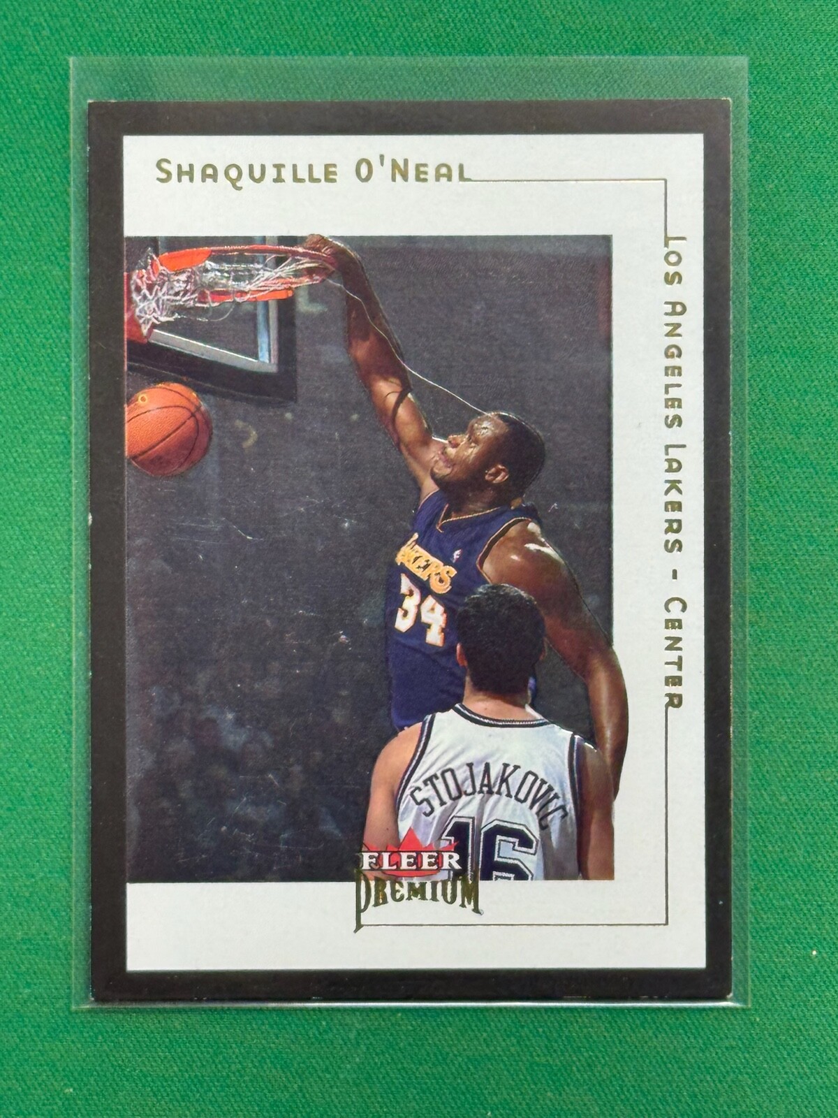2001-02 Fleer Premium Basketball #132 Shaquille O'Neal
