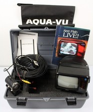 Aqua-Vu Underwater View Camera Fish Finder Ice Fishing System & Case WORKS READ
