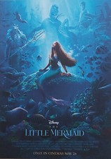 Disney The Little Mermaid UK Cinema 2023 Promotional Poster / Activity Sheet A3
