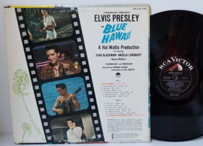 ELVIS PRESLEY Blue Hawaii 1961 LP MONO RCA Victor LPM 2426 -Play