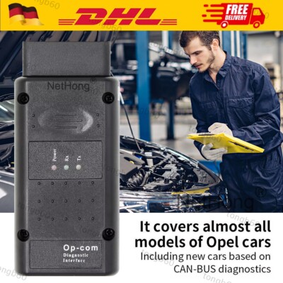 V1.99! OPEL OP COM Vauxhall OBD2 Diagnostic Code Reader Scanner Tool OPCOM Neu