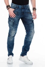 Jeans Slim Fit Decorati Jeans Uomo Cipo &amp; Baxx - Design Stravaganti E Slim Fit Jeans Cipo &amp; Baxx Design Stravagante