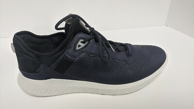 ECCO ST.1 Lite Sneakers, Navy Leather, Men's 46 EU (US 12-12.5)