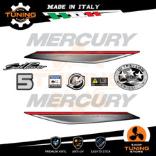 Kit Adesivi Motore Marino Fuoribordo Mercury 5 cv Four Stroke Sail Power ver B