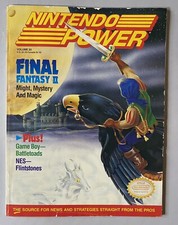 Nintendo Power FINAL FANTASY II Complete with Attached Poster Inserts