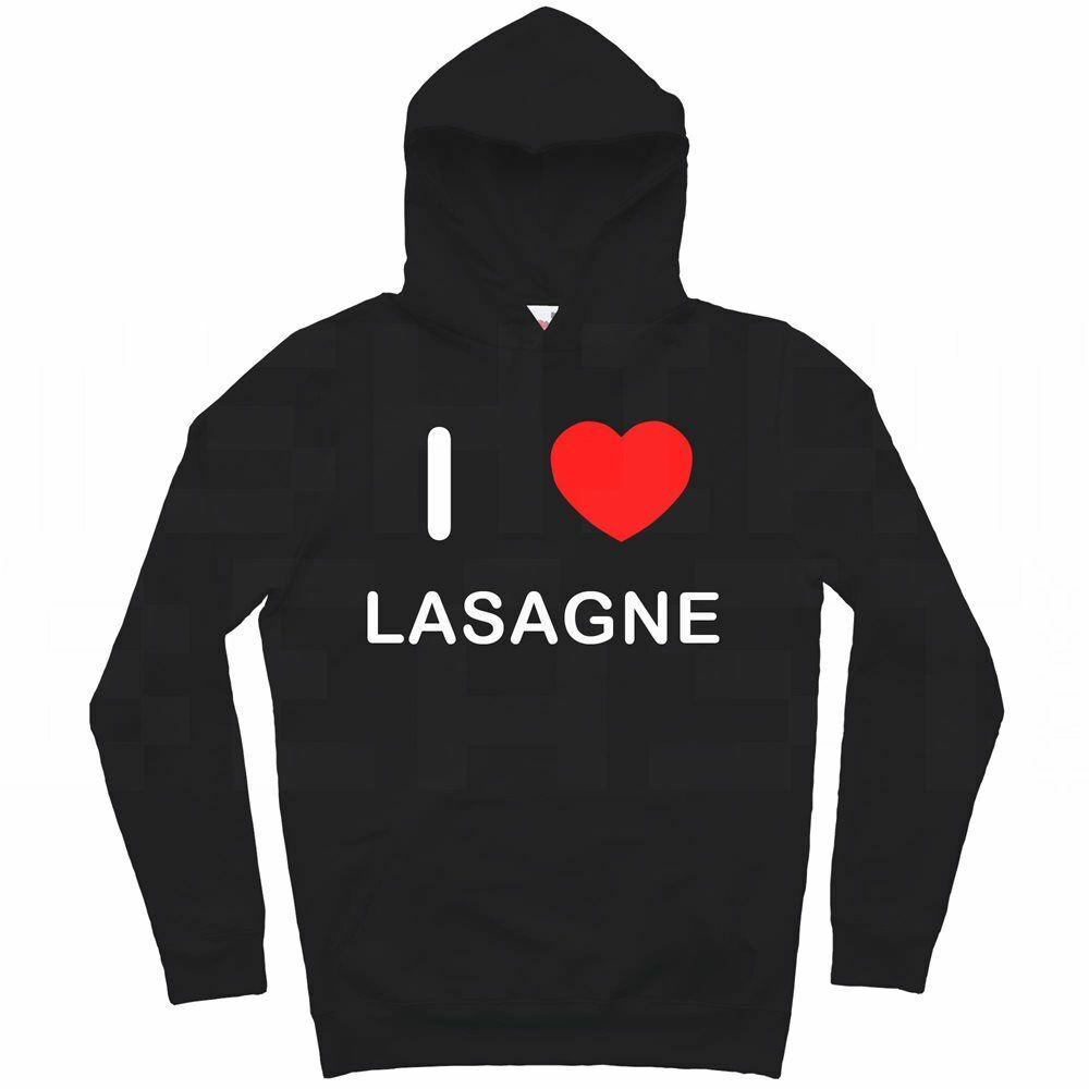 Pullover con Capucha Lasagne I Love Adulto Manga Larga