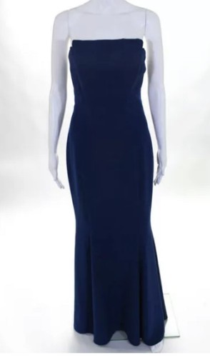 Jill Jill Stuart Blue Sleeveless Sapphire Academy Gown $398 Size 6 10450106
