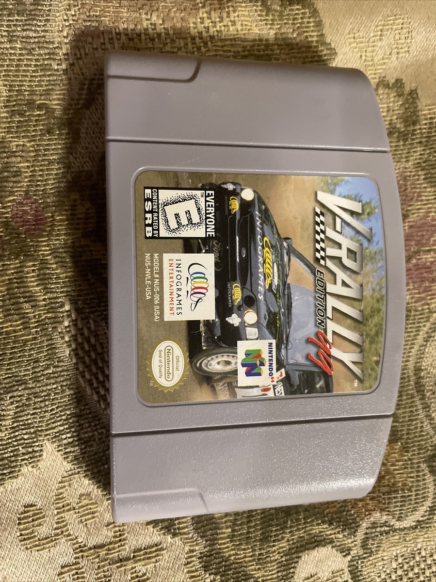 V-Rally Edition 99 (Nintendo 64, 1997) N64 Authentic W/manual Nice