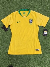 Maillot Brésil Vintage Nike N°10 - Bleu - Taille M - Manches Courtes