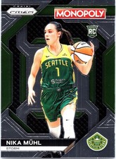 2024 Panini Prizm WNBA Monopoly Nika Muhl Rookie RC Seattle Storm #WNBA26
