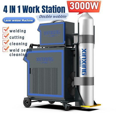 3000W Laser Welding Machine 4 in 1 Welder Cutting Cleaning Weld Seam Cleaning
