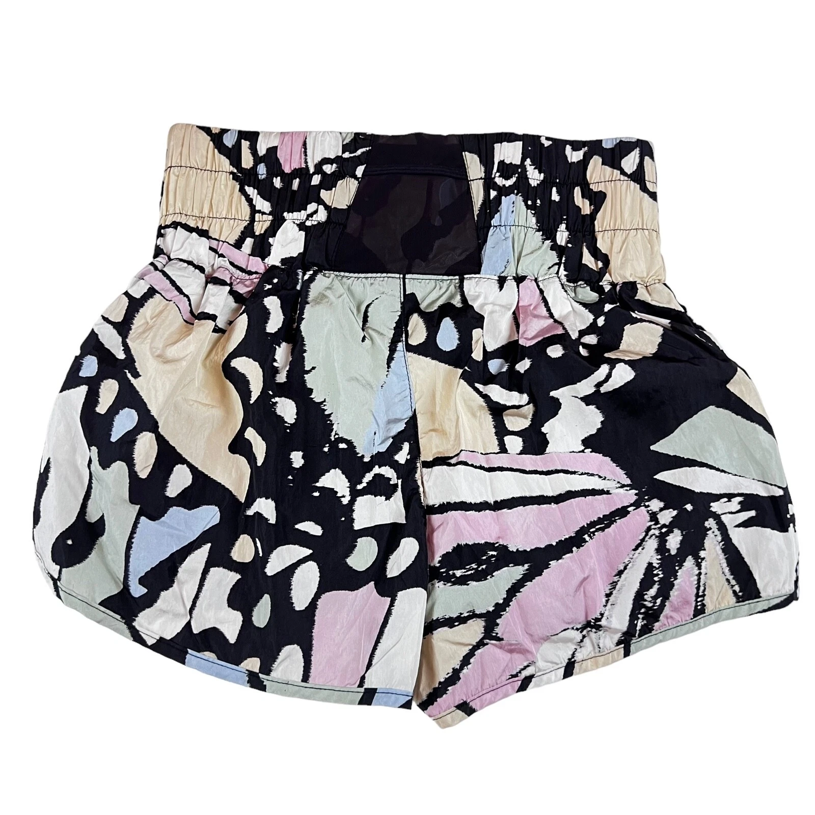 free-people-movement way home built in liner butterfly print shorts